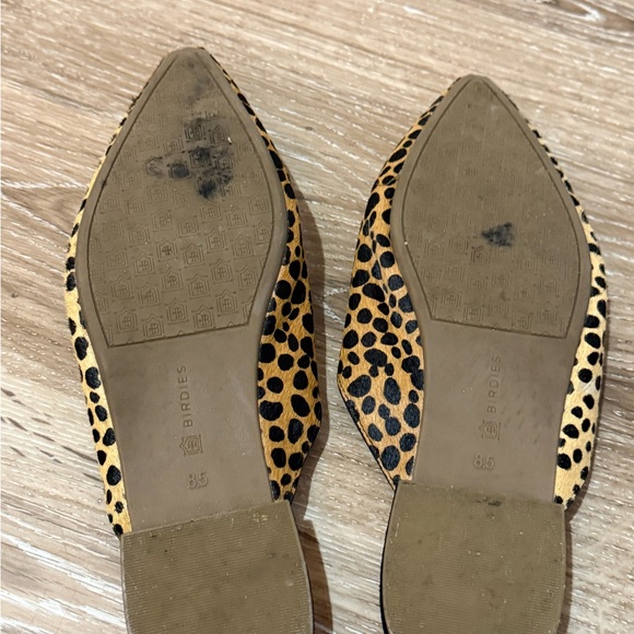 Birdies Tan and Black Mules with Leopard Print - Picture 5 of 6